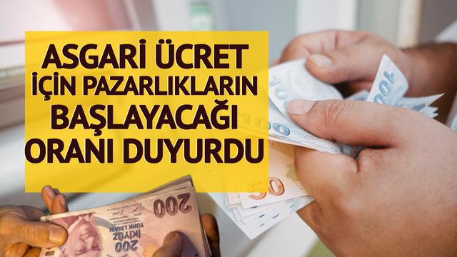 Asgari ücret için ses getirecek ipucu! Pazarlıkların hangi orandan başlayacağını açıkladı: En yüksek beklenti de belli oldu