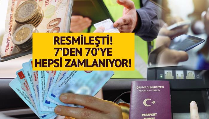 Resmi Gazete'de yayımlandı! Hepsinin fiyatı artacak