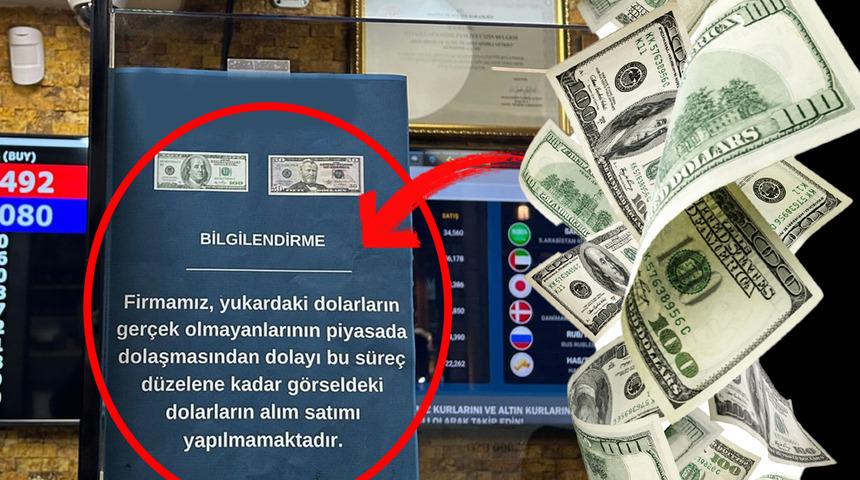 Kriz büyüyor! Döviz büroları ve bankalar alarm verdi! Kapılarına ‘50 - 100 dolar almıyoruz’ yazısı astı…