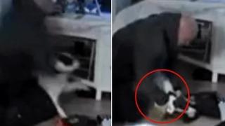 Boynundan tutup defalarca yumrukladı! Ülkede infial yaratan görüntüler: İşkence anları saniye saniye kameraya yansıdı