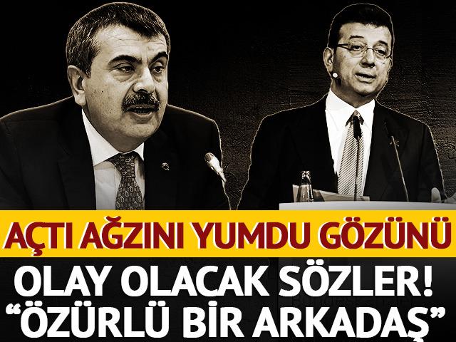 Bakan Tekin İmamoğlu için açtı ağzını yumdu gözünü: Okuduğunu anlama konusunda özürlü bir arkadaş