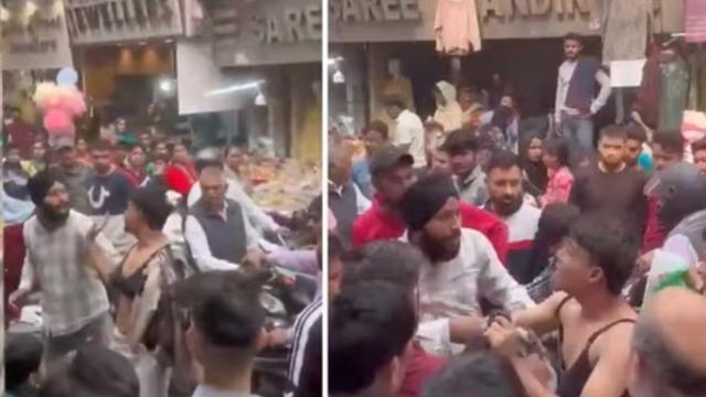 Ortalık bir anda savaş alanına döndü! Reklam için iç çamaşırı giyen adam tekme tokat dayak yedi: 'Fenomenim' demesi yeterli olmadı