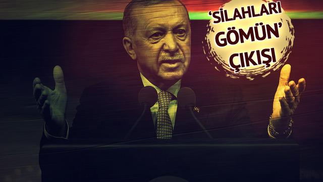 Erdoğan'dan 'Silahları gömün' çıkışı: "Karşımızdaki tablo umut vermiyor"