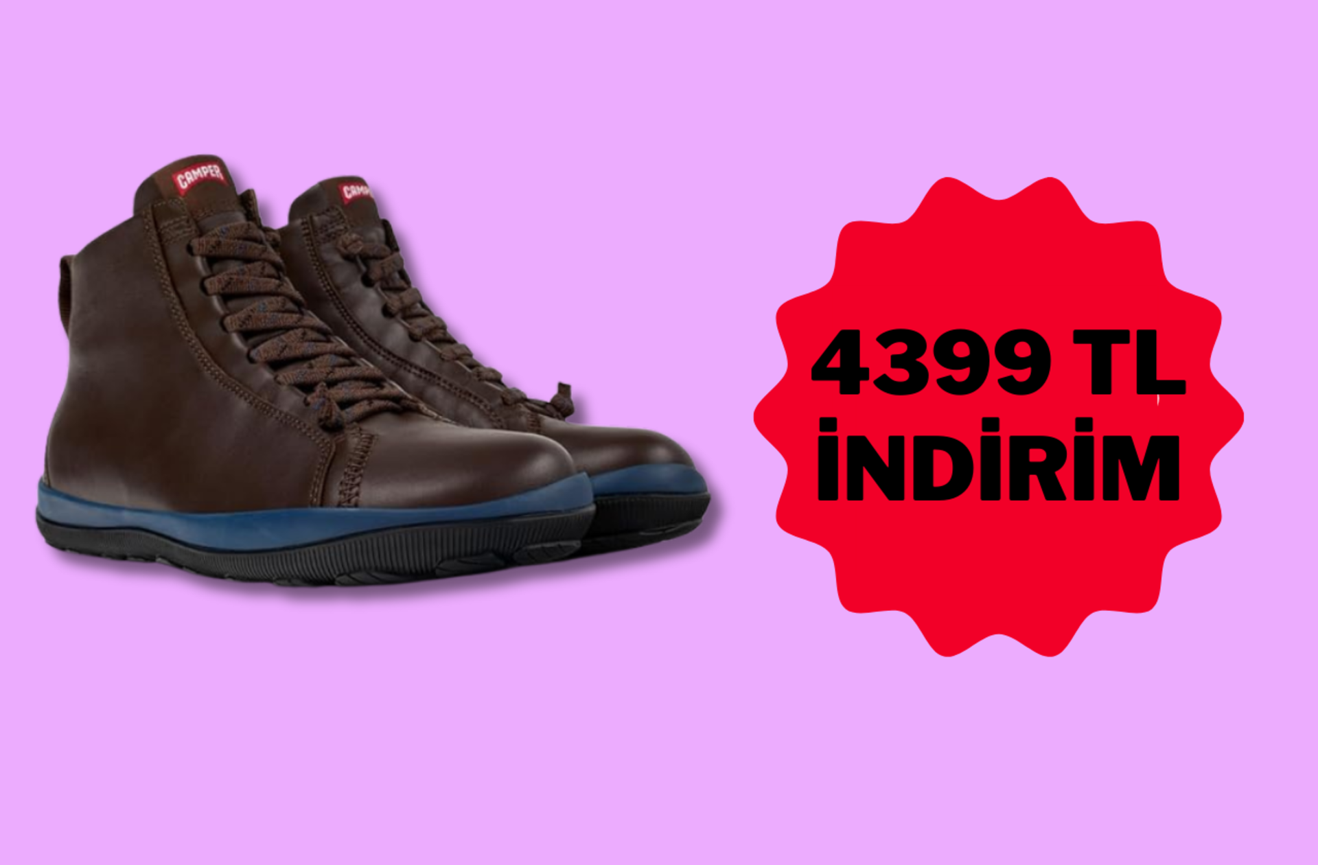 Kışın ayaklarınızın üşümesine son! Camper Peu Bot'ta büyük indirim