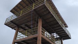 Tabiat parkında korkunç olay! Kendisini gözetleme kulesine asarak intihar etti