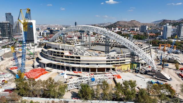 Ankara'nın yeni stadyum kompleksi hızla tamamlanıyor!