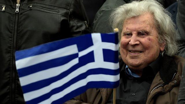 Mikis Theodorakis ülkenin en ünlü bestecilerinden biri