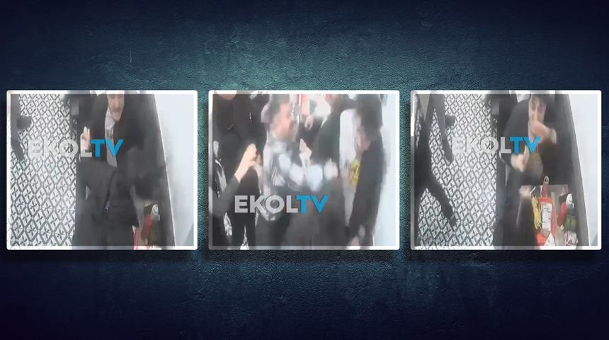 Tokatladı, yüzüne içecek fırlattı! Sevgilisini darbeden adama meydan dayağı