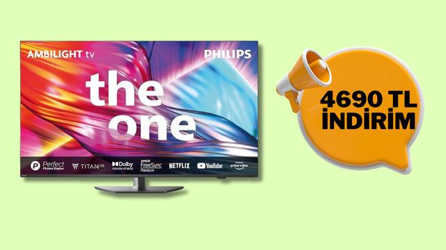 Philips The One Ambilight TV Gülümseten Kasım'a özel indirime girdi