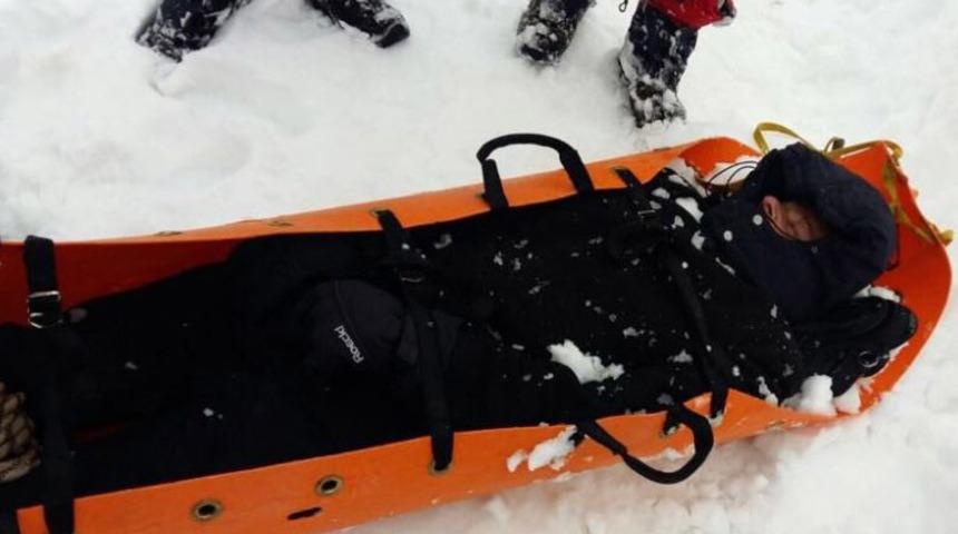 Yayla yolunda donmak &uuml;zereyken kurtarıldı