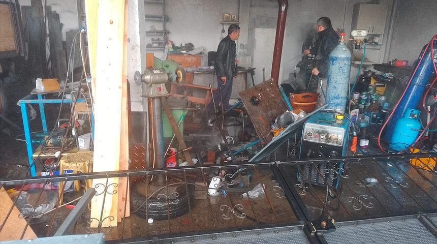 Amasya'da sobaya parlayıcı madde dökülmesi sonucu patlama yaşandı! 5 öğrenci yaralandı