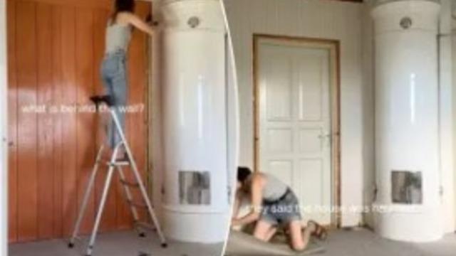 Evinde tadilat yaparken bulduklarına inanamadı! Kat kat soyulduktan sonra sonunda ortaya çıktı