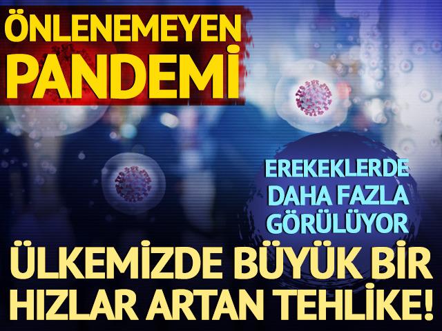 Önlenemeyen pandemi: Ülkemizde hızla artıyor! 