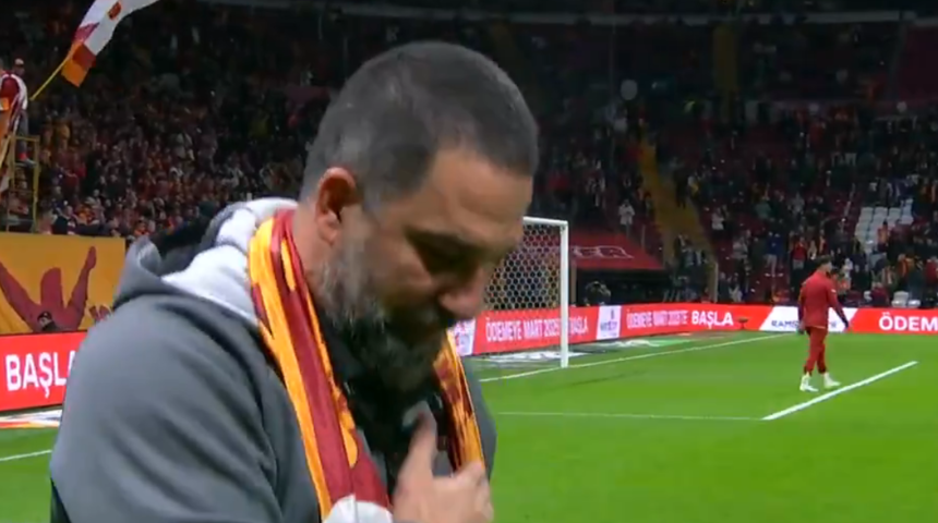 Galatasaray - Eyüpspor maçı öncesi Nef Stadyumu'nda duygusal anlar! Arda Turan gözyaşlarını tutamadı