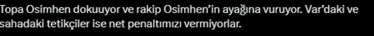 Osimhen ve Barış Alper ceza sahasında yerde kaldı! Hakem Oğuzhan Çakır 'devam' dedi... Galatasaraylı futbolcular adeta çıldırdı! "Bu sezon bu lig bitmez..." G3
