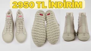 Michelin kauçuk tabanıyla ultra konfor sunan Camper kadın botta dev indirim