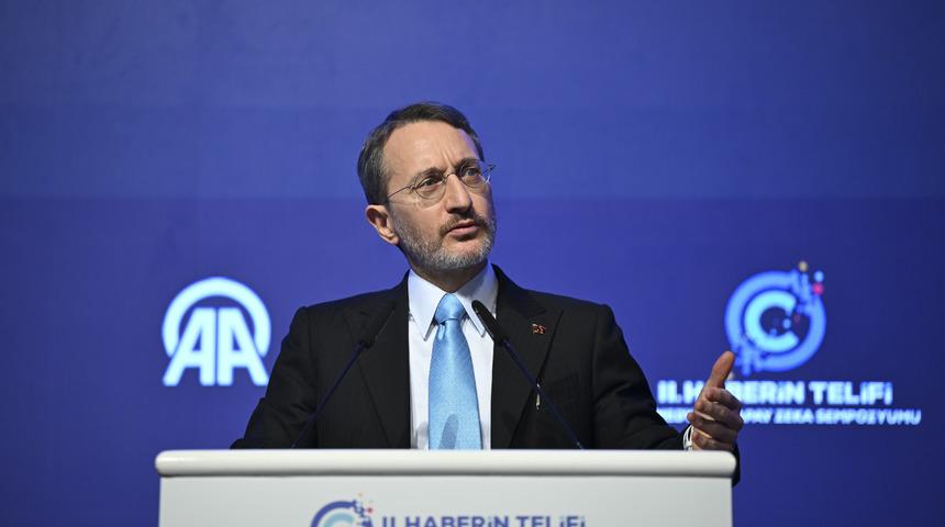 İletişim Başkanı Fahrettin Altun'dan 'Dijital Telif Yasası' mesajı: "Elzemdir"