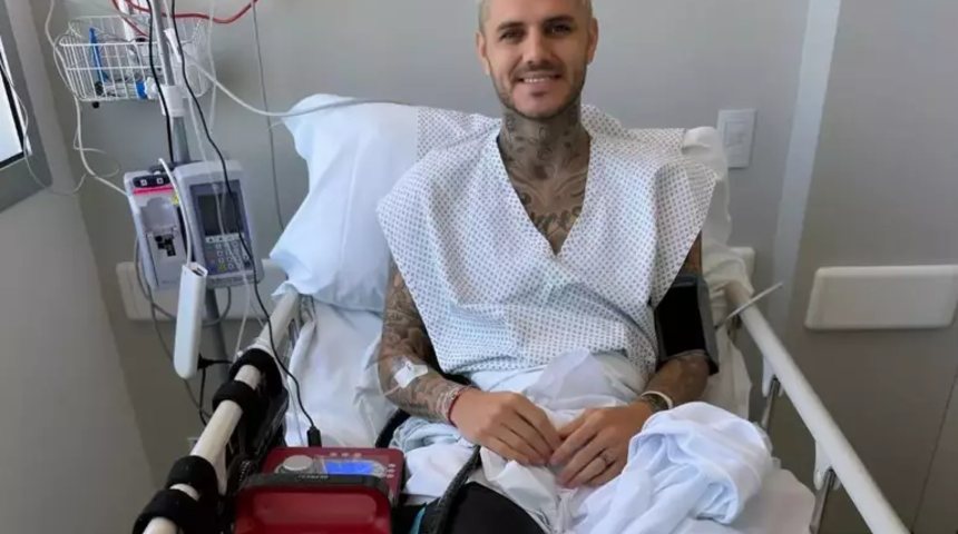 Mauro Icardi ülkesinde ameliyat oldu! 'Yakında döneceğim...'