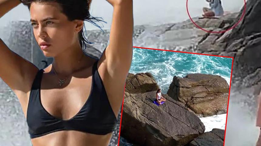 Kayalıkların üzerinde yoga yapmak istemişti! Her şey dakikalar içinde yaşandı... Dev dalgaların sürüklediği ünlü oyuncu hayatını kaybetti