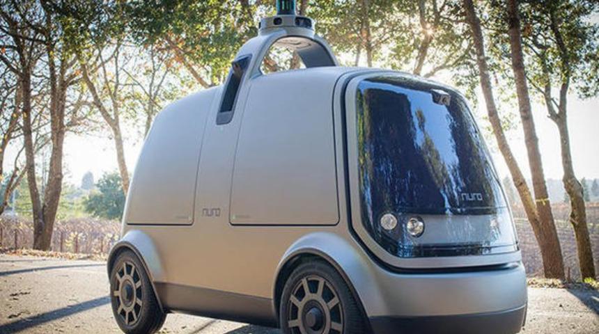 İnsan yerine eşya taşıyan s&uuml;r&uuml;c&uuml;s&uuml;z otomobil: Nuro R1