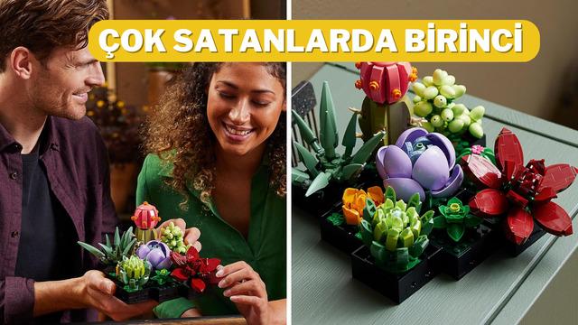 Fiyatı 1336 TL'ye düştü! Çok satan LEGO Sukulentler Yapım Seti günün fırsat ürünü