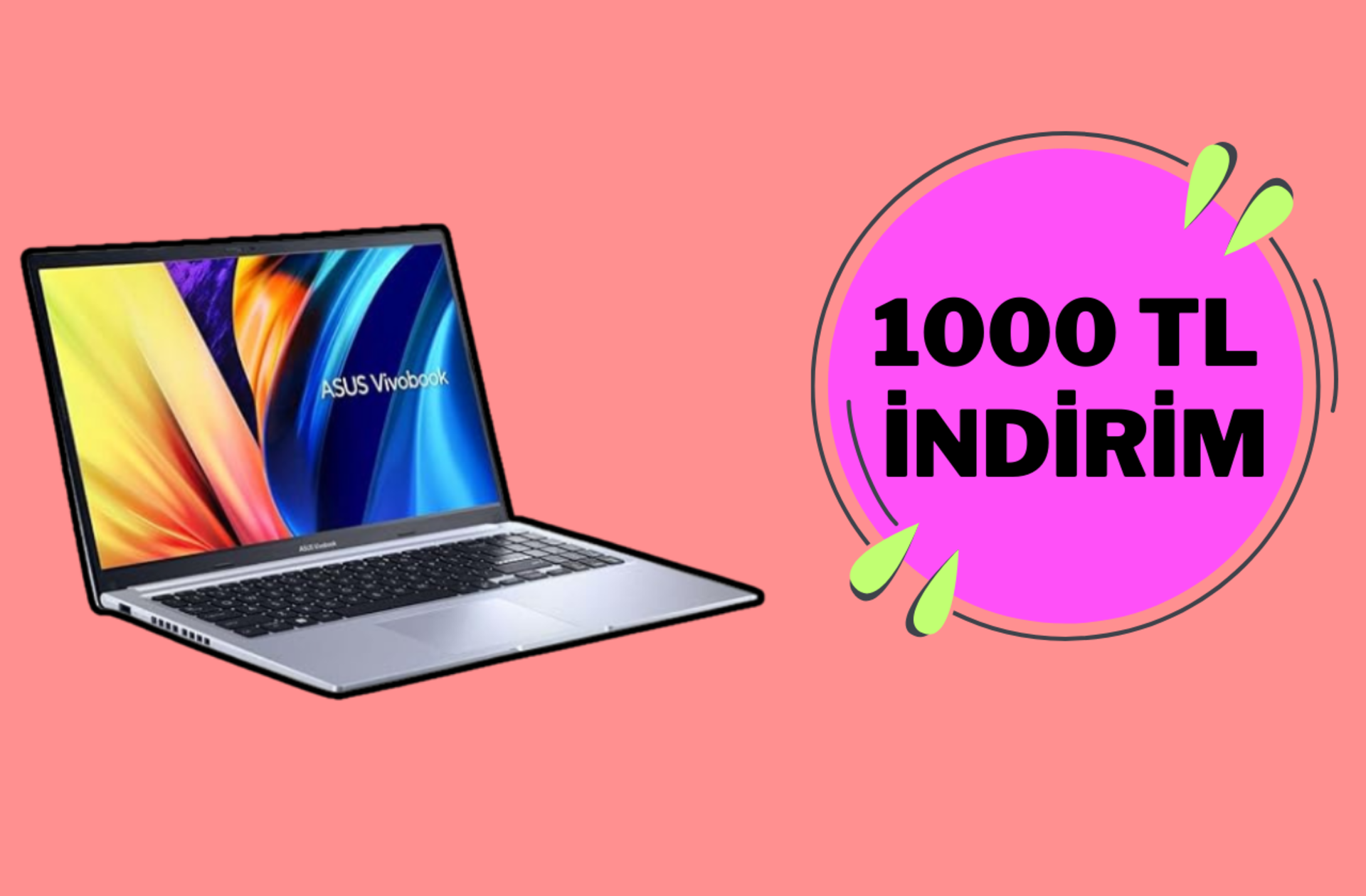 Kullananların favorisi ASUS Vivobook 15 Notebook'un fiyatı en dipte