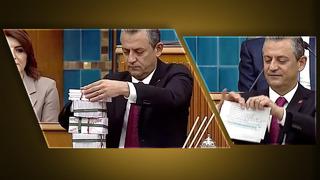  Özgür Özel'den Devlet Bahçeli'ye olay yanıt! Önce kağıtları yırttı, sonra bir valiz dolusu parayla kule yaptı