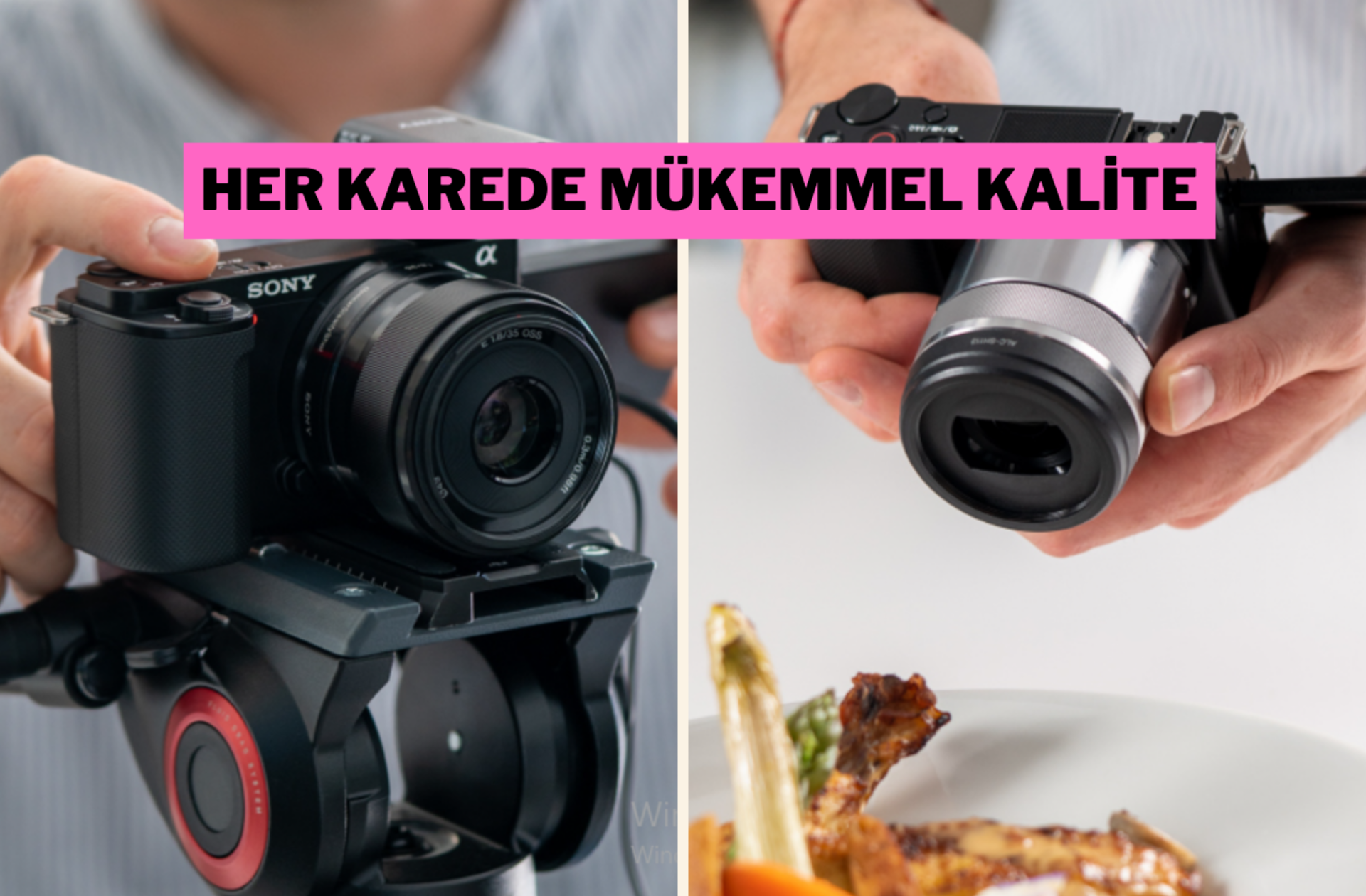 Vlog kamerası arayanlar çok satan bu kamera tam size göre: Sony ZV-E10!