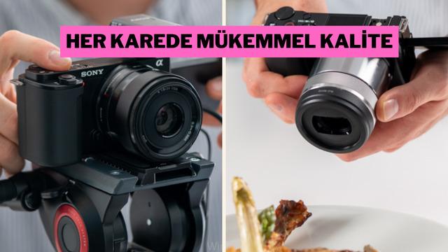 Vlog kamerası arayanlar çok satan bu kamera tam size göre: Sony ZV-E10!