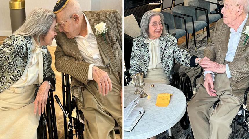 Guinness Rekorlar Kitabı'na aşk dolu giriş! ABD'de 102 ve 100 yaşlarındaki bir çift 9 senelik ilişkilerinin ardından evlenme kararı aldı