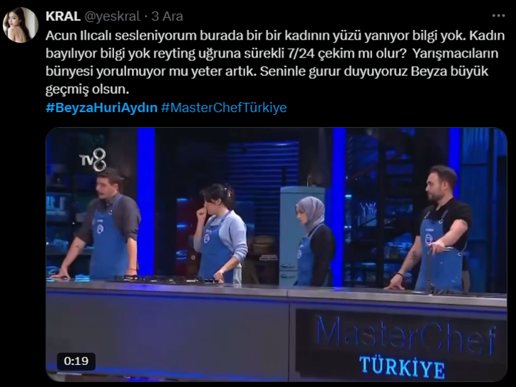 MasterChef Beyza Huri Aydın'a ne oldu, bayıldığı anlar konuşuluyor! Hastalığını açıkladı G2