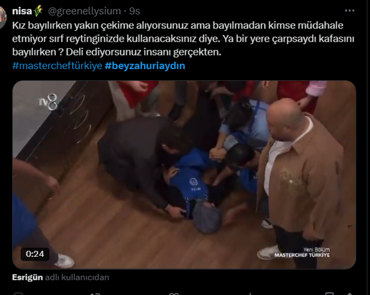 MasterChef Beyza Huri Aydın'a ne oldu, bayıldığı anlar konuşuluyor! Hastalığını açıkladı G5