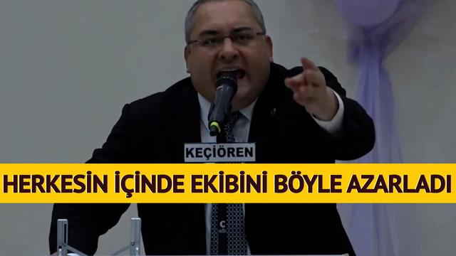 CHP'li Belediye Başkanı sinirden deliye döndü! Mikrofonu eline aldı herkesin içinde ekibini azarladı