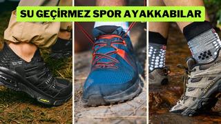 Yağışlı havalarda favoriniz olacak su geçirmez spor ayakkabılar