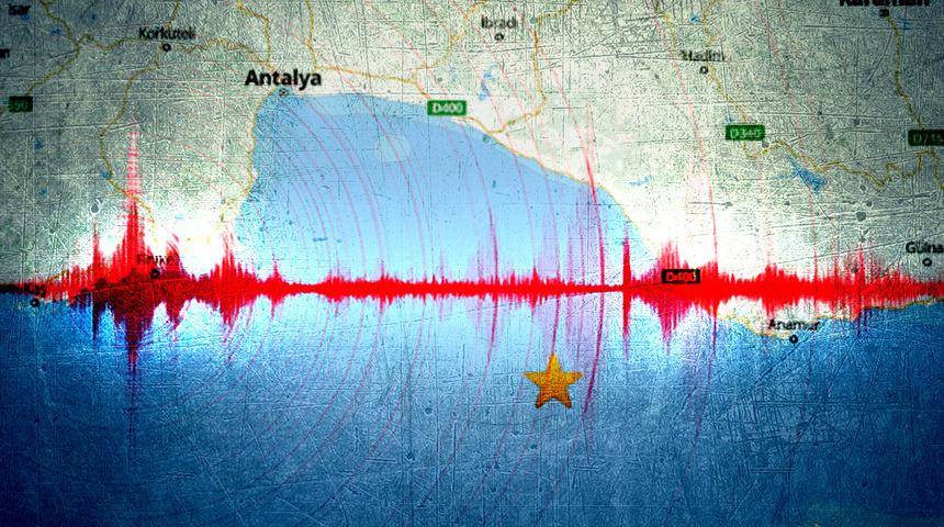 Son dakika | Antalya açıklarında korkutan deprem! Mersin dahil çevre iller de hissetti; AFAD büyüklüğünü duyurdu
