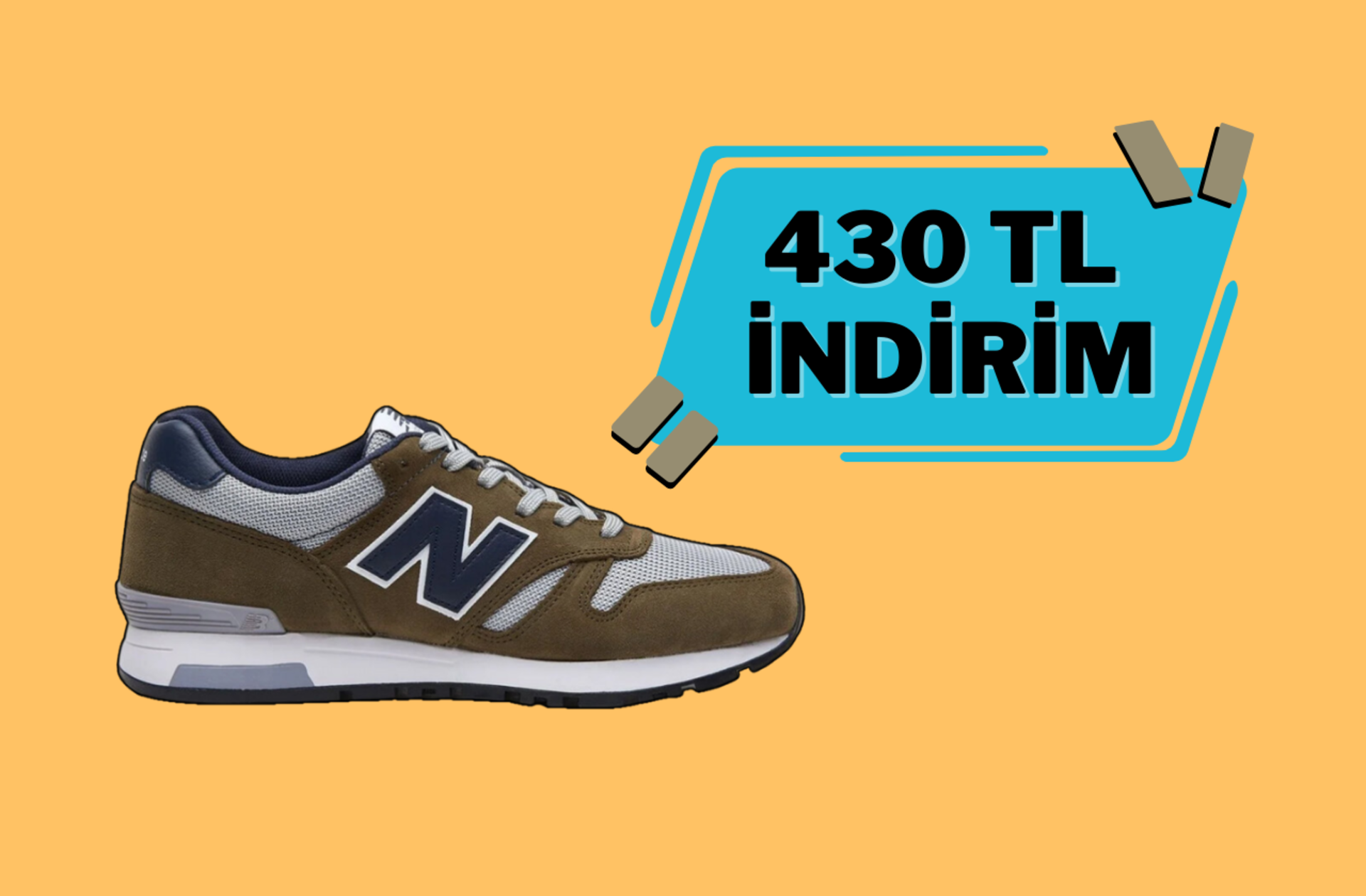 Fiyatı 1199 TL düştü! New Balance 565 Spor Ayakkabı indirimli fiyatla sizi bekliyor