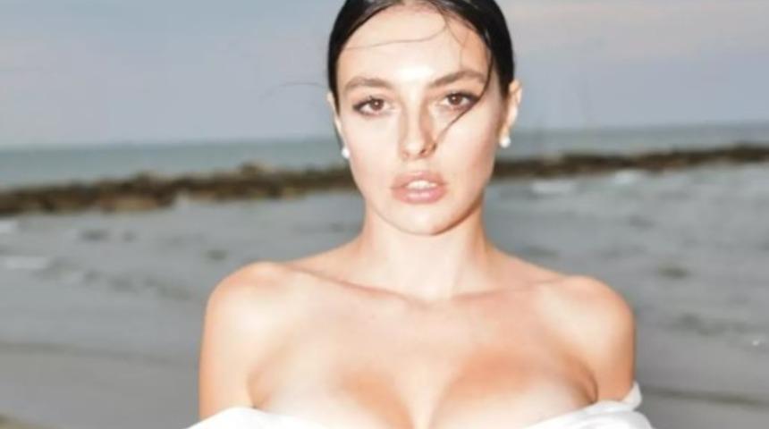 Deha'nın İmre'si Melis Sezen çömelerek poz verdi! Yine dikkat çekti