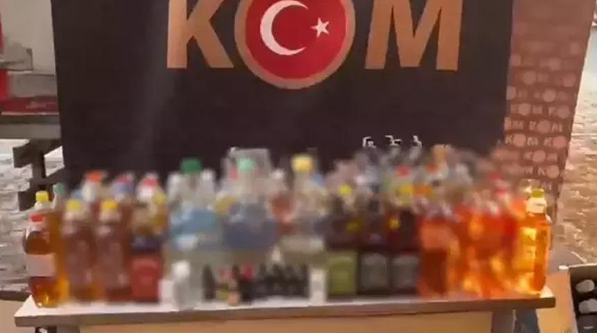 Kayseri'de yılbaşı öncesi 'sahte içki' operasyonu! 1 gözaltı