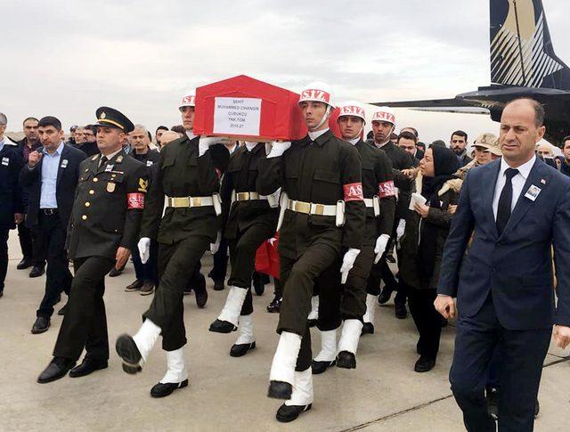 Şehit Teğmen Çubukçu'nun cenazesi Şanlıurfa'da