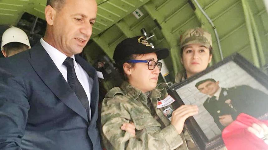 Şehit Teğmen &Ccedil;ubuk&ccedil;u'nun cenazesi Şanlıurfa'da