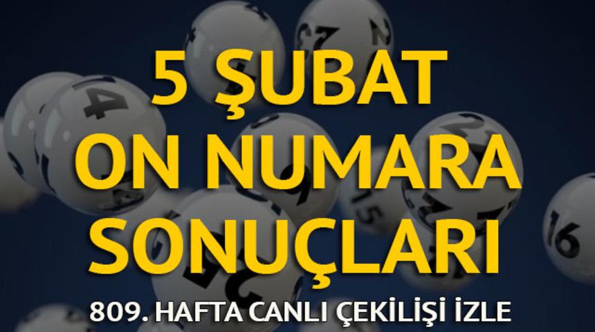 On Numara sonuçları 5 Şubat: On Numara bu sefer devredecek mi? (MPİ canlı çekiliş)