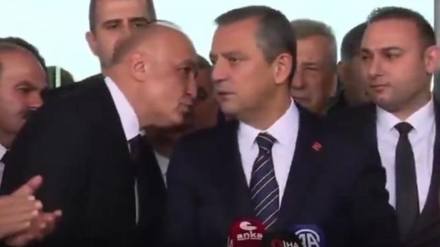 CHP lideri Özel Gaziantep milletvekili Meriç'in o cümlesini duyunca sinirlendi! Sert tepkisi kameralara yansıdı