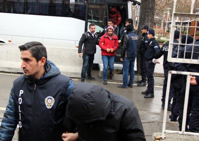 Bolu'da 14 FETÖ şüphelisi adliyede