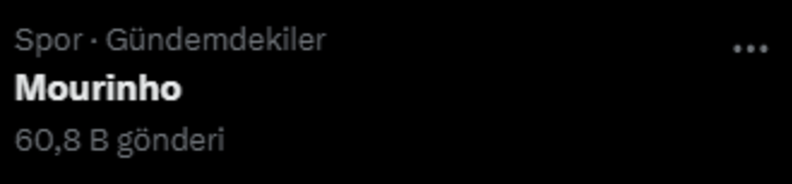 Jose Mourinho'nun o istatistiği Fenerbahçe taraftarını çileden çıkardı! Sosyal medya karıştı: "The Loser One!" G1