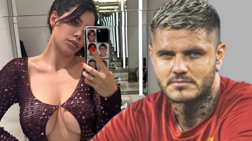 Wanda Nara kendisinden 13 yaş küçük aşkı  L- Gante ile davette! Kimseyi umursamadan öpüştüler