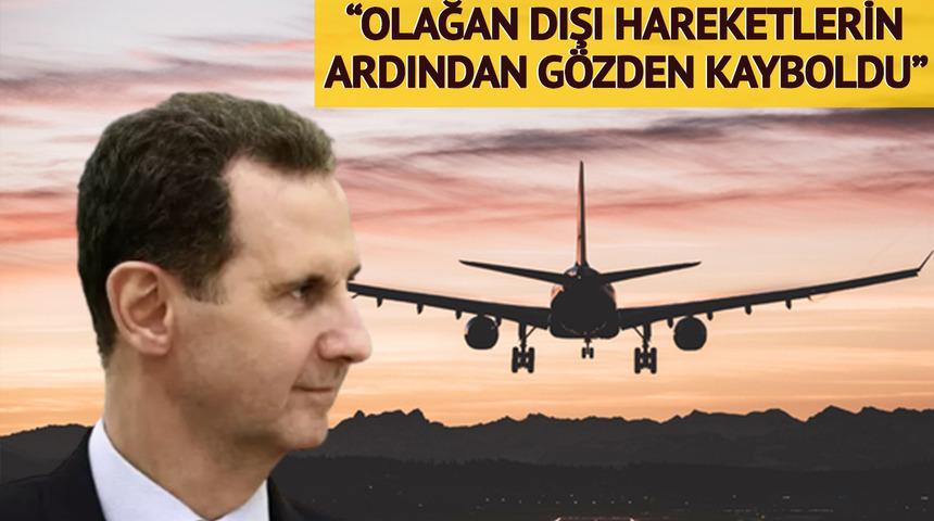 Sosyal medyanın konuştuğu uçuş! Esad izi kaybolan uçakta mıydı? 'Olağan dışı hareketler yaptı'