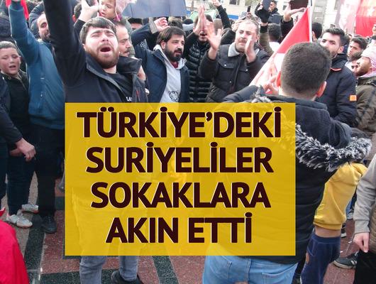 Dünya tarihi bir geceyi geride bıraktı! Türkiye'deki Suriyeliler sokaklara akın etti