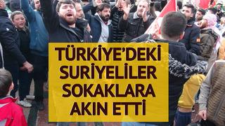 Dünya tarihi bir geceyi geride bıraktı! Türkiye'deki Suriyeliler sokaklara akın etti