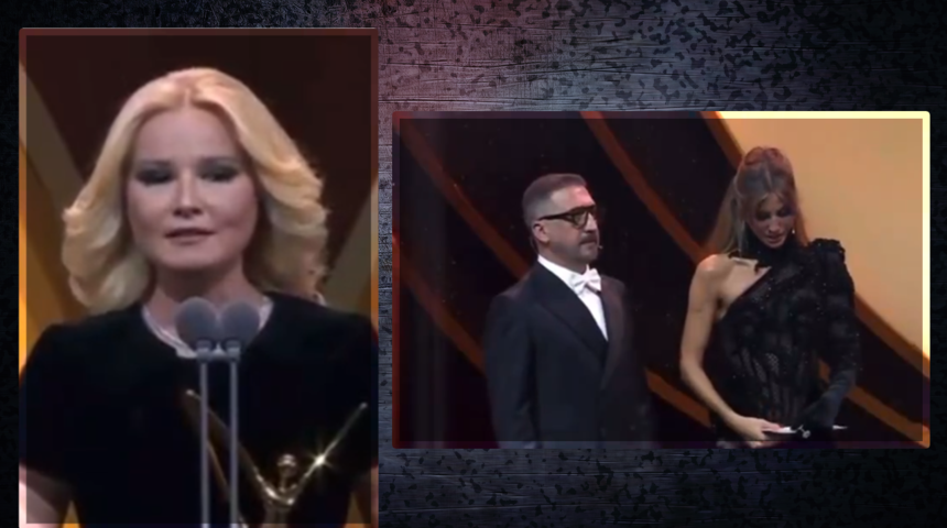 Adaylıktan çekilmişti! Müge Anlı ödül töreninde Çağla Şıkel'e laf attı! Yüzü düştü, o anlar gündemde!