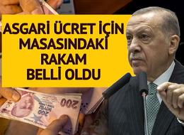 Asgari ücret için masadaki rakamlar belli oldu! Cumhurbaşkanı Erdoğan'a sunulacak: En kritik toplantı